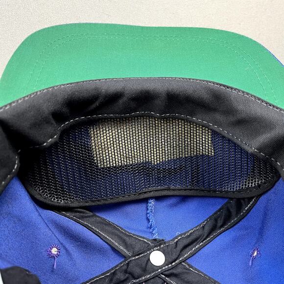 Vintage Lake Tahoe Hat Cap Strapback Blue Glenbrook Nature Outdoor Hiking 90s - Picture 5 of 8